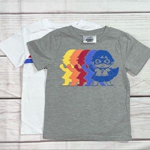 (5) Boys Ryans World Red Titan Multicolor Graphic T-shirt Set of 2